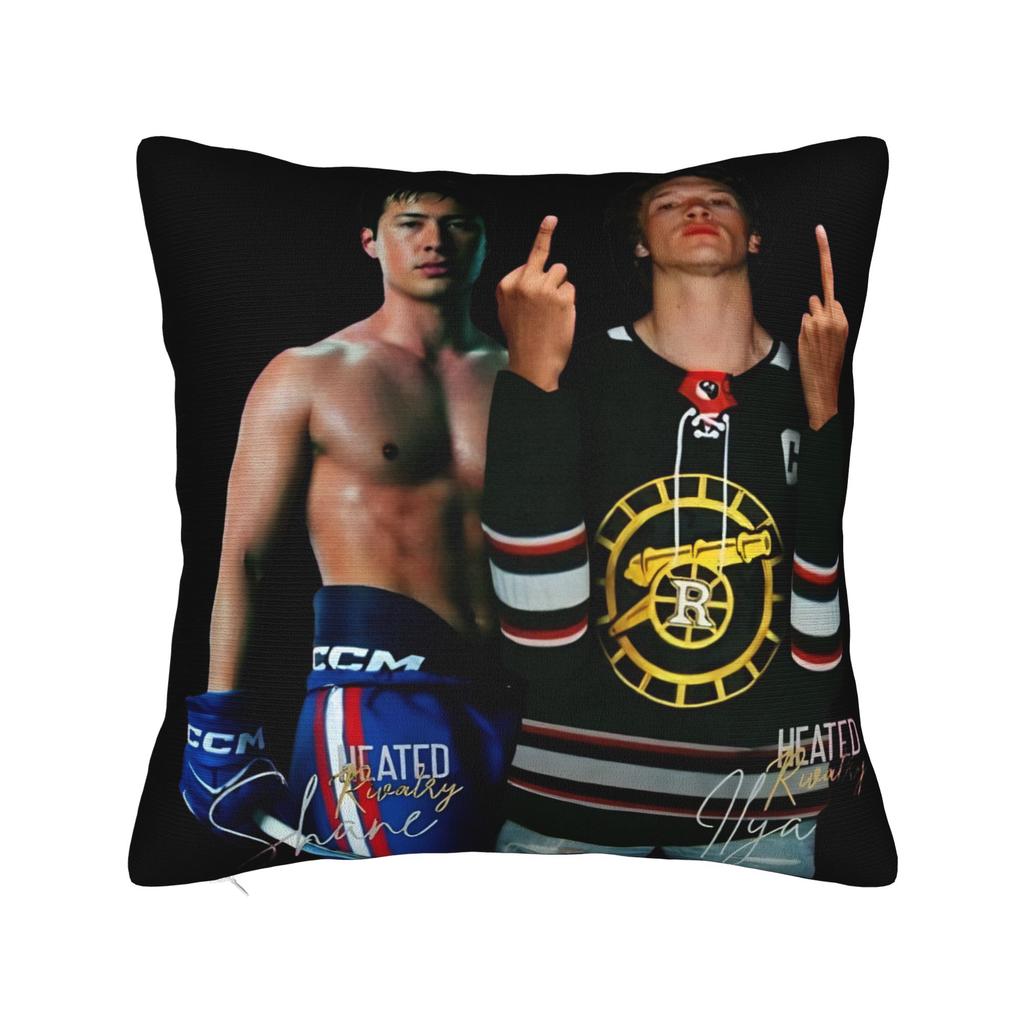 Warmes Schlafzimmer Hudson Williams Connor Storrie Rozanov Beheizte Rivalität Kissenbezüge Merch Kissenbezüge Quadratisch Multi-Größe