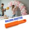 3D Printed Balloon Knotter Tool, Lightweight Tying Helper for Latex Balloons, Fast Knotting Aid Kids, Adults, Party Setups