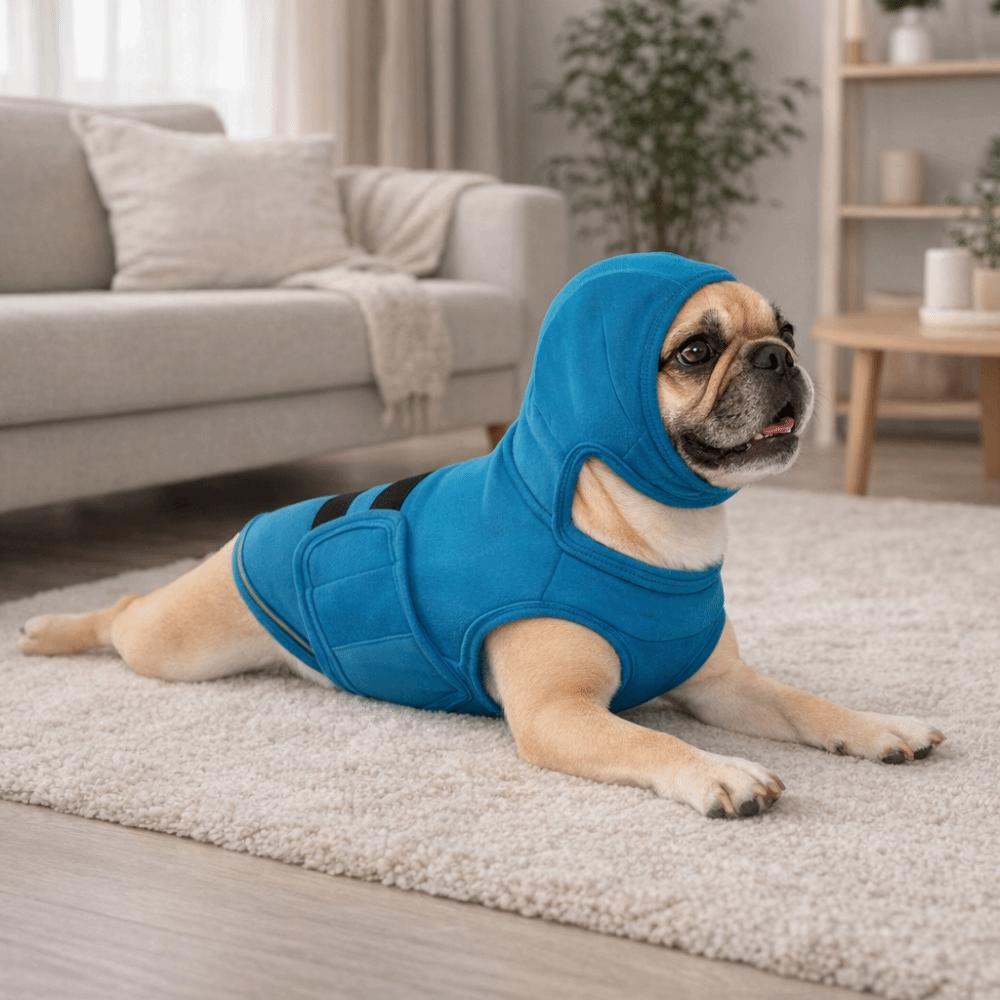 Reflective Strips Dog Soothing Clothing Elastic Dog Emotion Calming Vest  Medium Large Dog