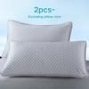 Cooling Pillowcase Covers Ice Silk Soft Breathable Summer Pillow Cases Machine Washable for Dorm Home Bedroom Use Smooth Fabric