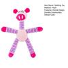 Teething Toy Puppies Animal Shape Soft Plush Chew Toy with Sound Maker Interactive Dog Toy Small Medium Dogs Puppy Play Toy