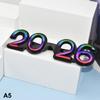 2026 Number Eyeglasses 2026 Happy  Year Glasses Diamond Glitter Sunglasses Cosplay Prop Xmas Party Decoration Funny Glasses