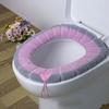 Thicken Toilet Seat Cover Mat Warm Soft Washable Closestool Portable Bathroom Accessories Protector Water Desechable Household