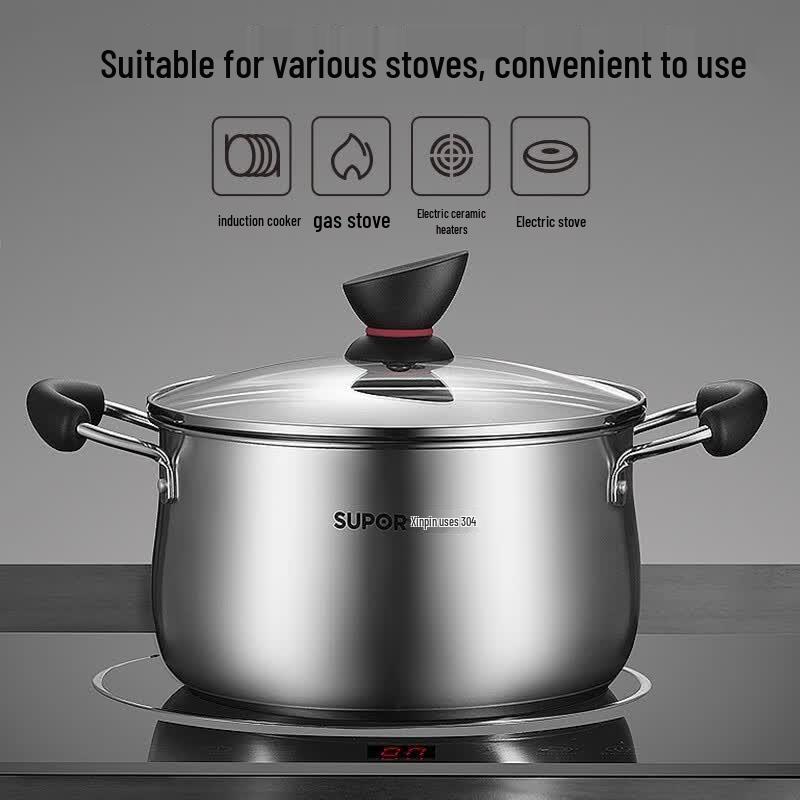 SUPOR Exquisite Series Stainless Steel Soup Pot