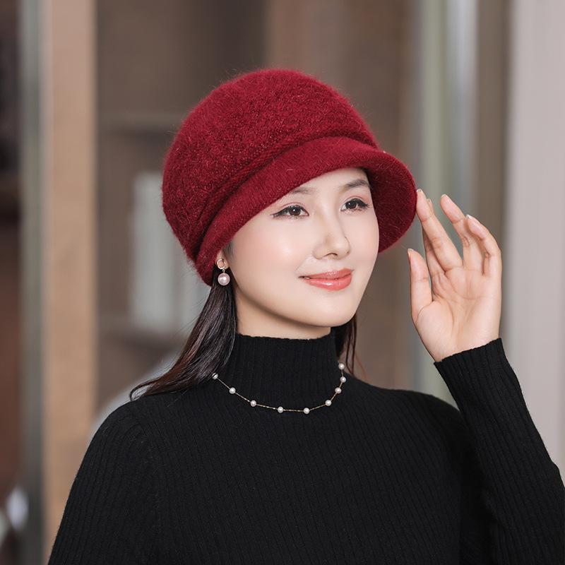 Women's Winter Hats Knit Adult Warm Cycling Sets Scarf Hat Knitted Skiing Windproof Hat Baseball Fashion Winter Warm Scarf