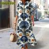 Fashion Autumn Winter Long Sleeve POLO Neck Casual Dresses
