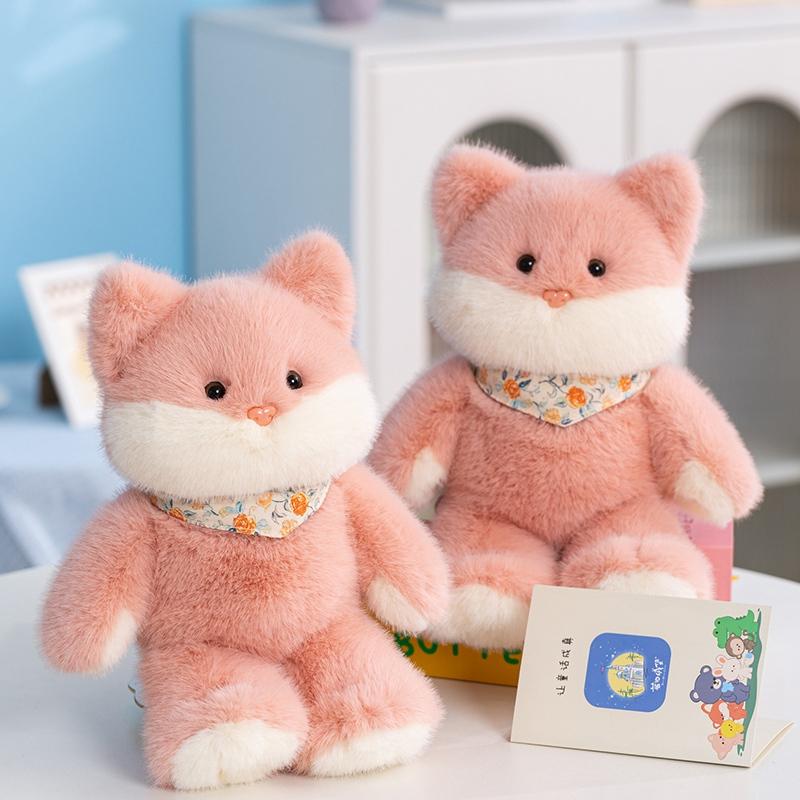 Cartoon Cute Cat Plush Stuffed Toy Cat Doll Pillow Sleeping Soothing Doll Home Decoration Surprise Gifts For Friends