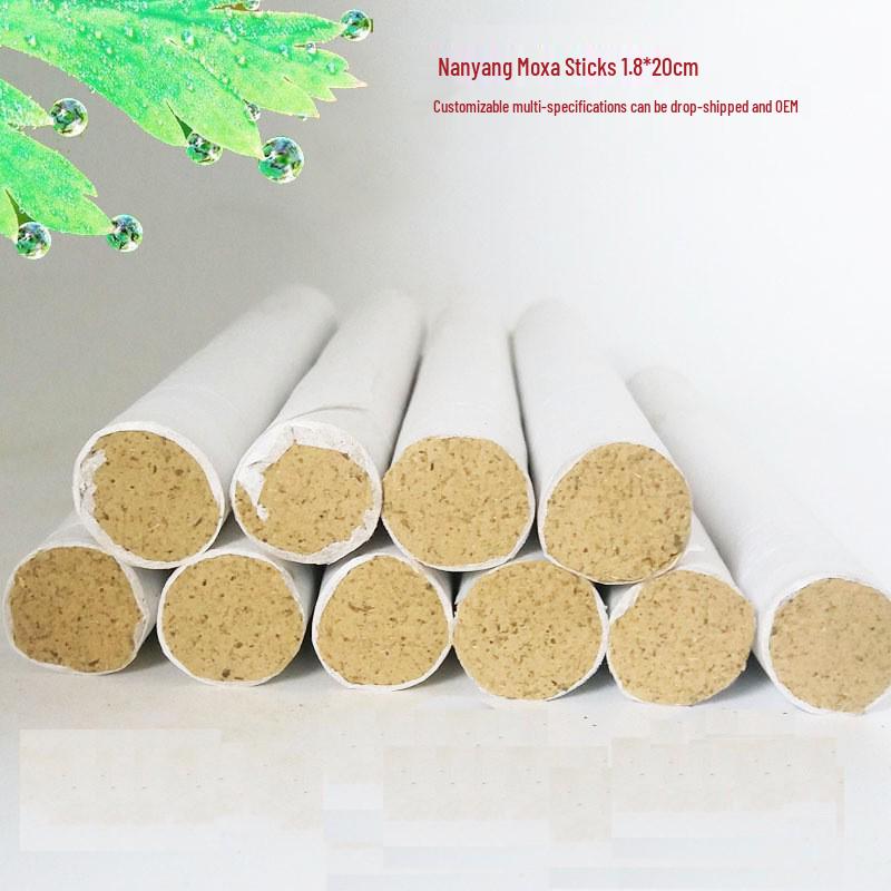 Выдержанные палочки чистой полыни для моксотерапии, для салонного использования