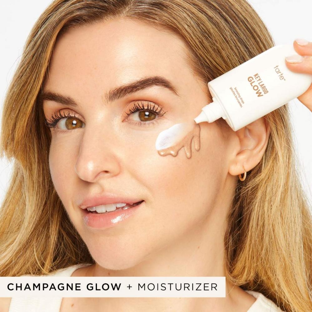 Tarte Key Largo Glow Serum Bronzing Drops For Face   Body 1.18 Fl Oz Deep Bronze Glow