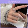 Contemporary Heart Shaped Ring For Women With Adjustable Opening For Versatile Wear