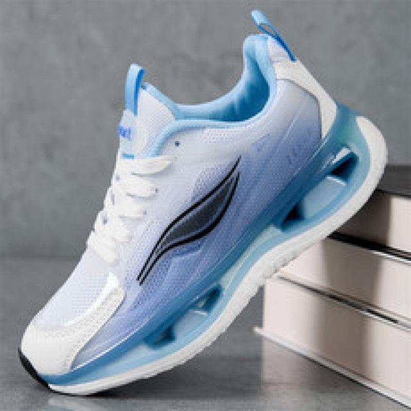 

Mesh 2025 new sports shoes men s and women s leather casual shoes popcorn soft sole air cushion running shoes tide 45