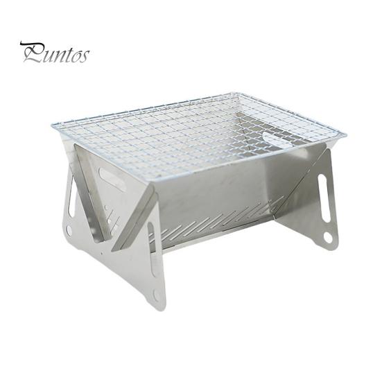 

Открытый складной гриль для костра, высокая стабильность, полый дизайн, нержавеющий, устойчивый к коррозии, портативный гриль для кемпинга, гриль для барбекю серебряный