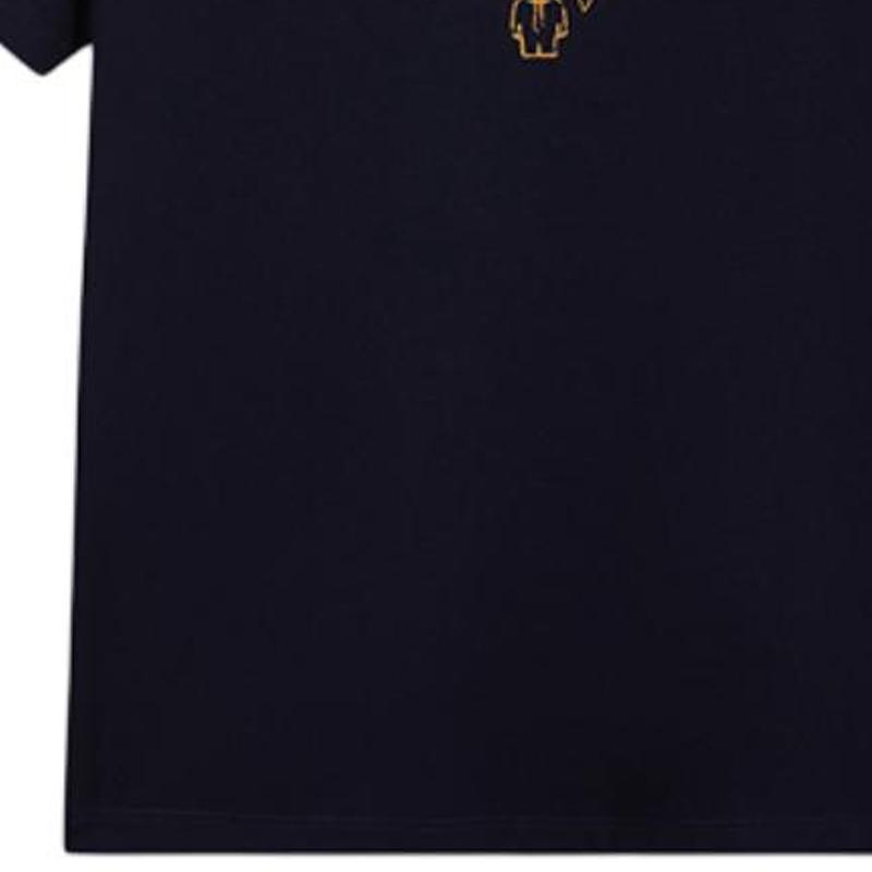 Karl Lagerfeld T-Shirts Unisex Navy Blue Crew Neck Moderate Straight Fit M22X1725315