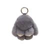 Whimsical Rabbit Plush Fur Keychain Colorful Bunny Gift Accessory For Girls Style