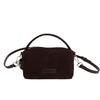 Frosted bag new women's simple temperament niche design retro casual messenger bag tide