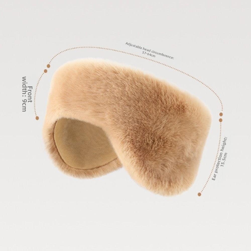 Foldable Earmuffs Winter Ear Warmers Faux Fur Plush Ear Muffs New Faux Fur Earmuffs for Car Fuse