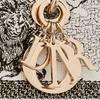Dior Lady D Lite Embroidery Handbag, Shoulder Bag, Crossbody Bag, Handbag Medium Women's Milk White M0565ORHZ-M941