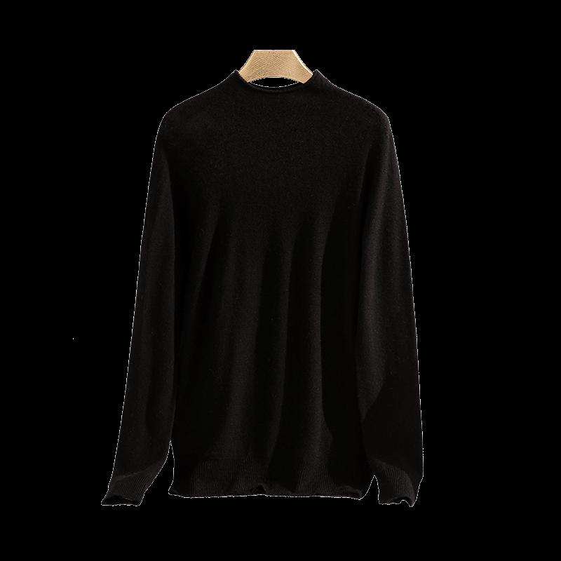 Pasture Women's 100% Merino Wool Semi-High Neck Sweater