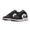 Jordan Air Jordan 1 Abrasion Resistant Abrasion Resistant Low top Vintage Basketball Shoes Unisex Black Brown 553558-165(Team701-F)
