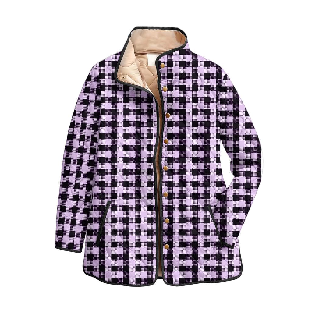 Dámská bavlněná bunda s květinovým potiskem, stojáčkem, plisováním, dlouhým rukávem a zapínáním na knoflíky