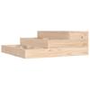 Vidaxl Donica, 78X78X27 Cm, Lite Drewno Sosnowe