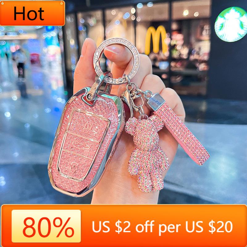 Interior Mouldings Crystal Pink Tpu for Peugeot 207 208 3008 206 308 508 2008 407 5008 301 for Citroen C3 C4 C5 Berlingo Remote