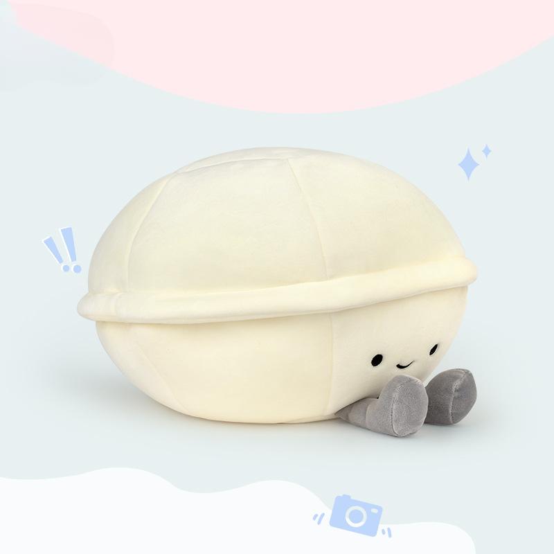 Creative Shell Diamond Ring Diamond Mini Doll Plush Toy Girls Valentine's Day Gift Sleeping Pillow Ornaments
