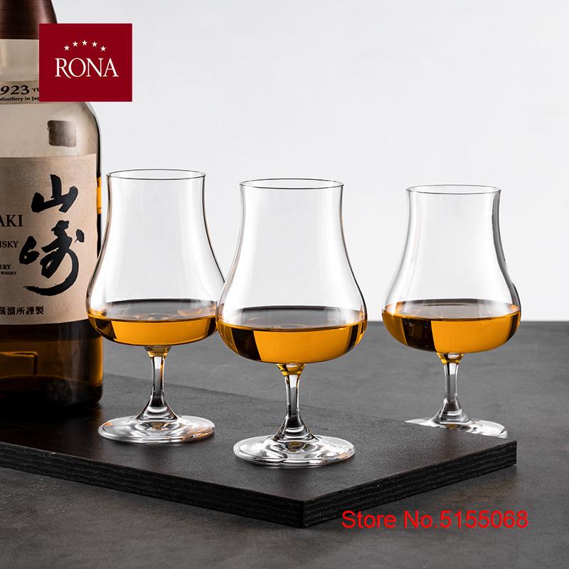 Bicchiere Brandy in Cristallo Ceco, Bicchiere Nosing Copita per Whiskey, Bicchiere per Vodka, Rum, Gin, Pancia Larga, Tulipano, Calice da Servizio per Whiskey