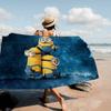 Classic Movie M-Minion Microfiber Printed Beach Towel Mountain Climbing Yoga Beach Swimming Running Absorbent Soft Towel