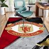 Manchester United F.C Pattern Rug, Indoor/Outdoor Mat, for Picnic, Gameroom, Bedroom, Office, Living Room, Home Decor Carpet, Birthday Gift