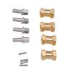 4pcs 18mm Wheel Spacers Fit for Scx10 1Celsius10 RC Crawler Car Brass Wheel Hubs Extension Drive Adapter