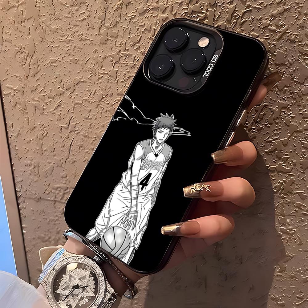 K-Kuroko No B-Basket Phone Case For IPhone17 Air 16 15 14 Plus 13 12 11 Pro XS Max Silver Black Bumper Case