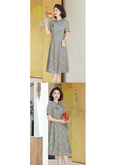 2026 Fashionable Summer Dresses for Middle-Aged and Elderly Women - Elegant, Age-Reducing Styles for Moms