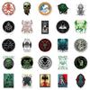 10/25/50 szt. Naklejki Horror Cthulhu Szkielet Winylowe Naklejki na Gitarę Laptop Telefon Bagaż Butelkę z Wodą Scrapbook Samochód Motocykl