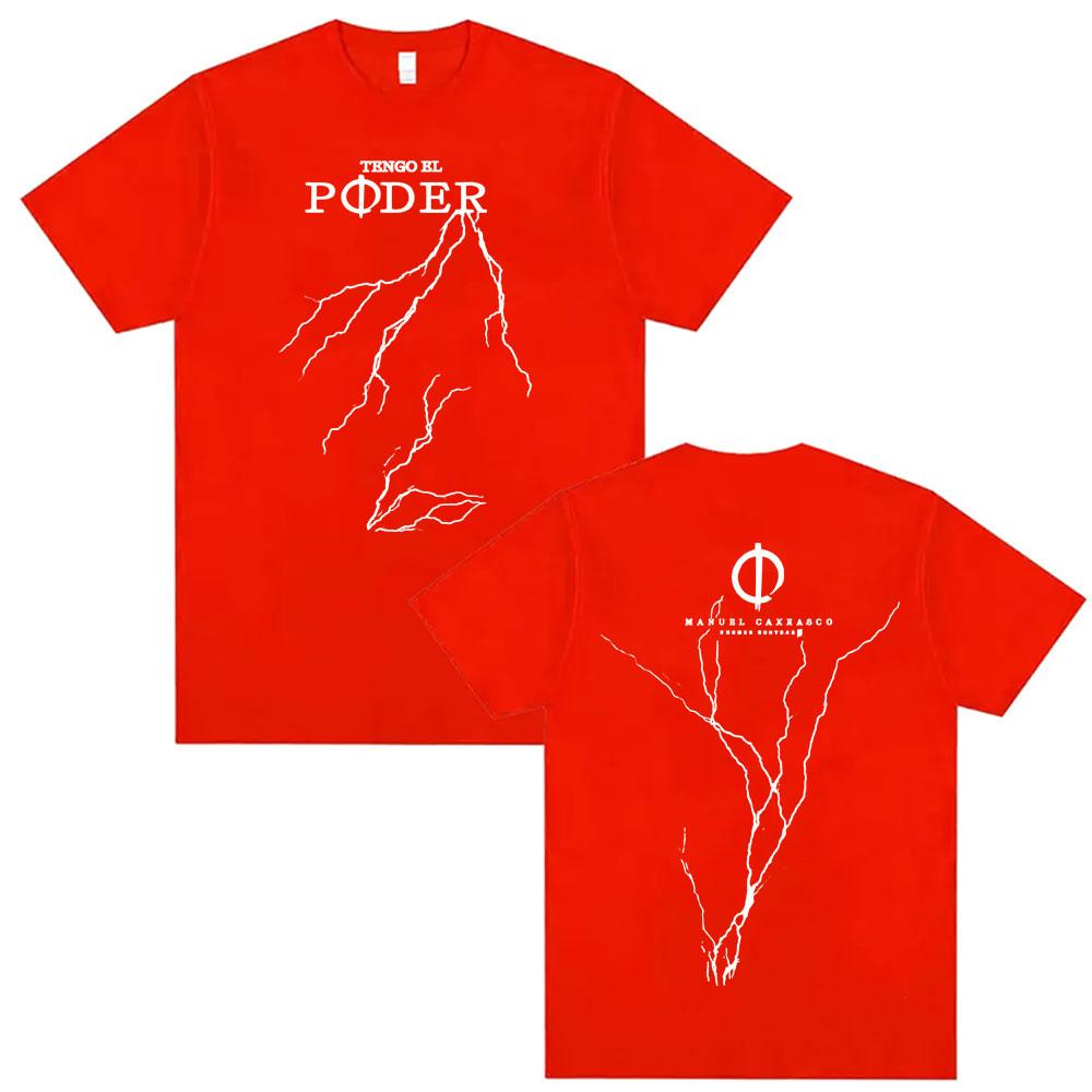 Unisexuel Carrasco Tengo El Poder Printed T Shirts Unisexs Clothes Fashion Trend High Street TShirts Casual Cotton TShirt S