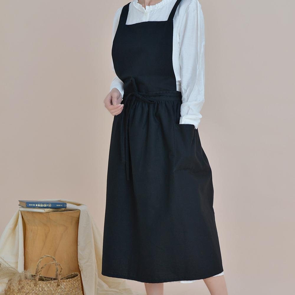 Waterproof Restaurant Stylish Design ApronFlorist Apron Cotton Gardening Coffee Shops Kitchen Apron for Baking Cooking  BBQ & Grill Cleaning
