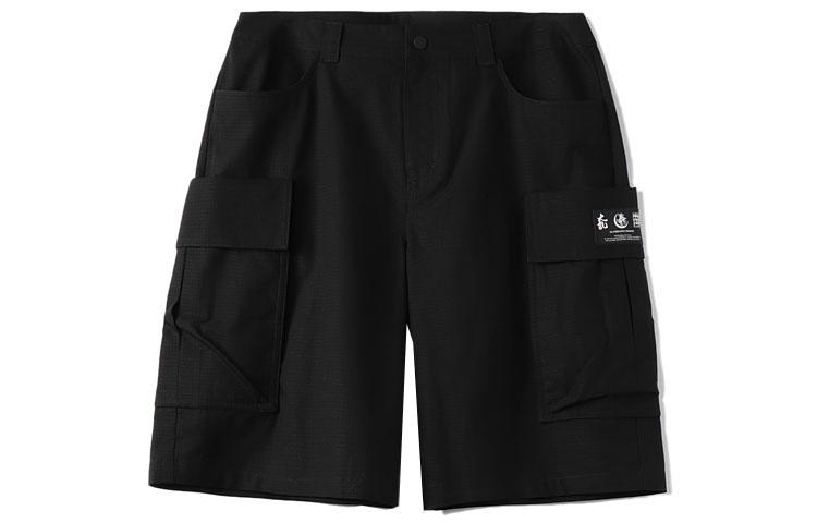 Li Ning Cargo Shorts Men s Black Moderate AKSR121-1 L