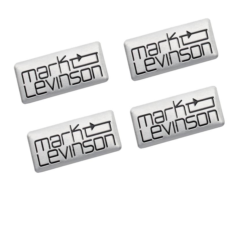 Car Styling Mark Levinson Logo Emblem 3D Aluminum Speaker Audio Decorate Sticker Decals For Lexus UX250H Fsport CT200H RX400H NX AEN1