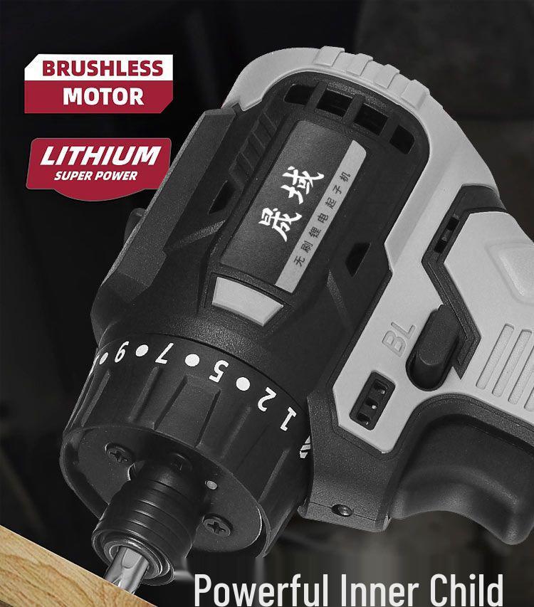 ShengYu 18V Brushless Mini Electric Screwdriver with High Torque Rechargeable Lithium Battery