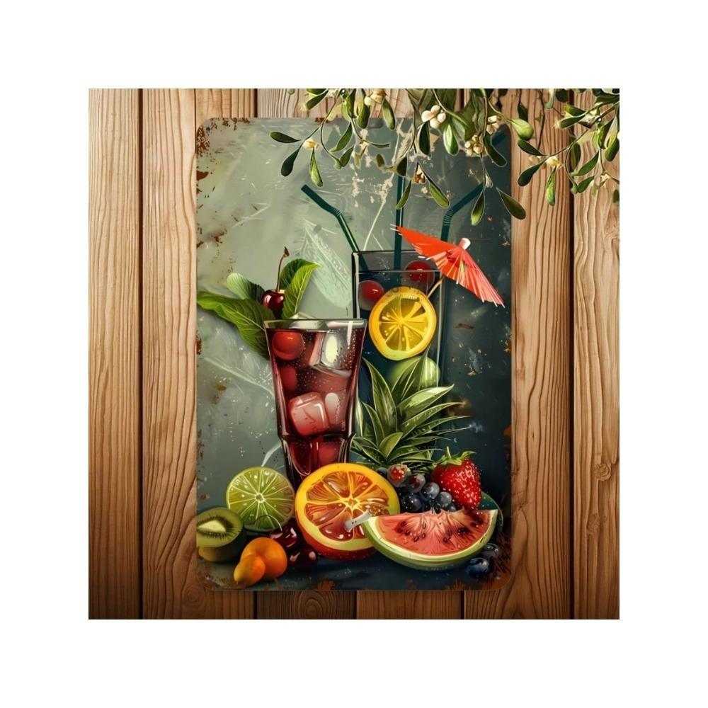 Vintage Tin Sign Home Wall Decor Metal Plaque Art