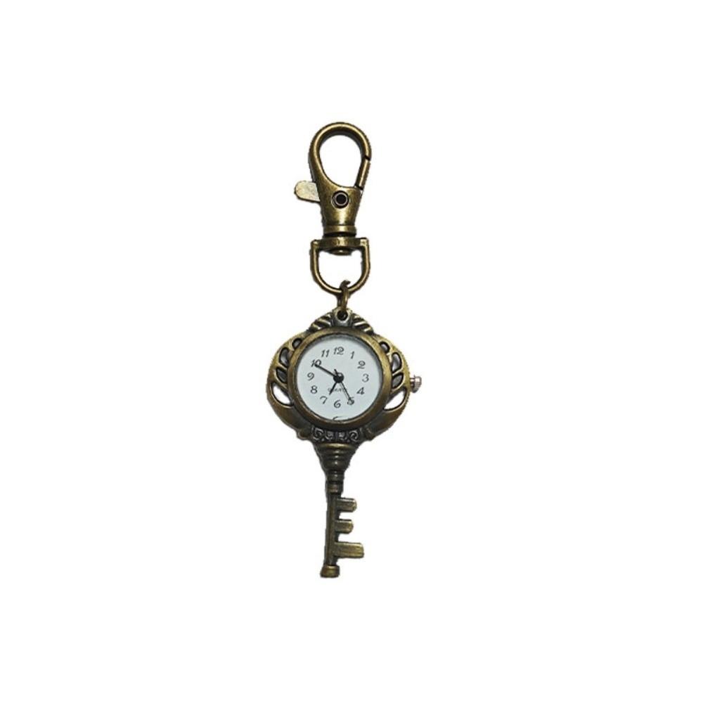 Retro Creative Pocket Watch Vintage Design Quartz Watch Keychain Watch Gift Collection