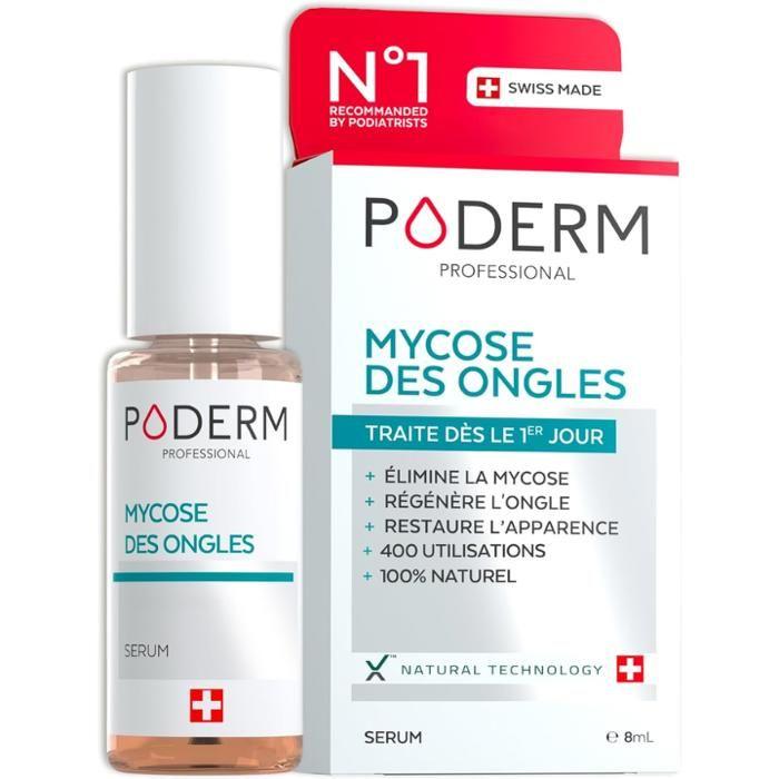 Parasanteonline Sérum Mycose Des Ongles - Poderm - 8ml - 100% Naturelle - Vegan - Swiss Made