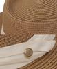 Yunibeosyeolkemiseuteuli Sweet Bg Line Brown Panama Hat Panama Hat