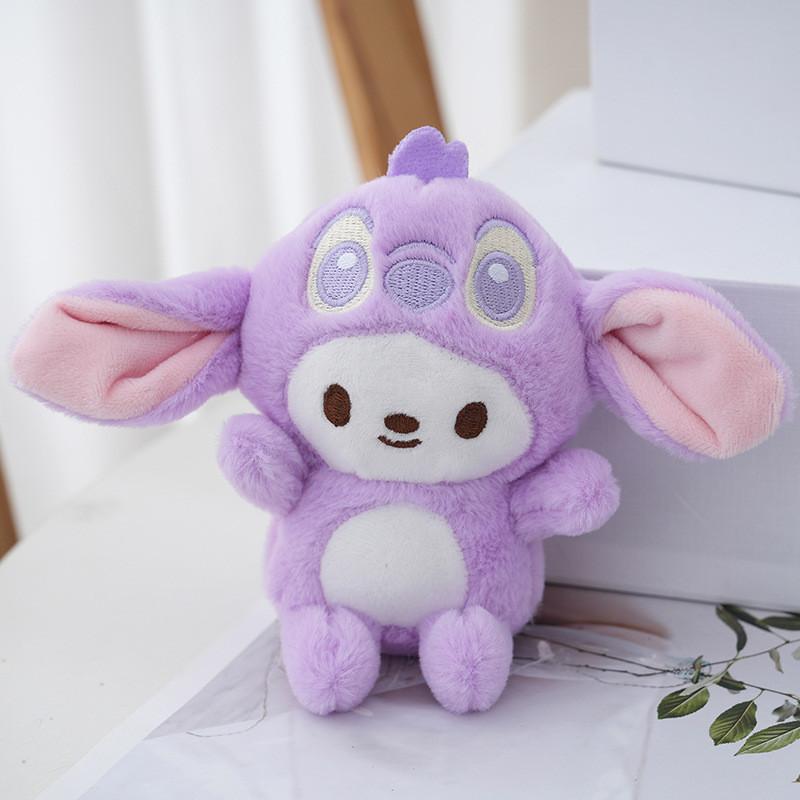 

Soft Plush Adorable Keychain Bag Charm Cute Doll Backpack Decoration Wholesale фіолетовий
