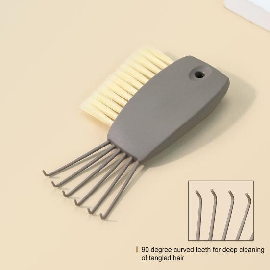 Yousheng Hair Brush Cleaner Remover Tool Double-Sided Comb High-hardness Bristles Brush Two-in-one Cleaning Tool