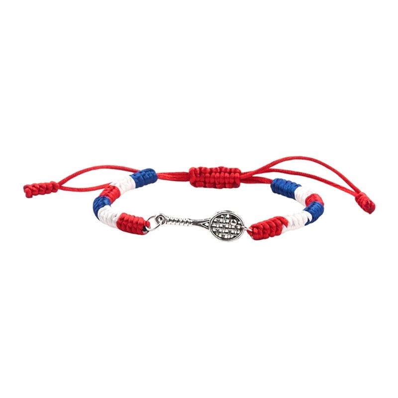 Comfortable Fit Sports Braided Bracelet for Any Occasions Featuring Adjustable Designs Football Tennis Cycling