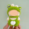 [Cloth Only]  the Frog  Accessories Doll Clothes for 4.0 Mini Version  Doll, Pure Handmade Frog Set.