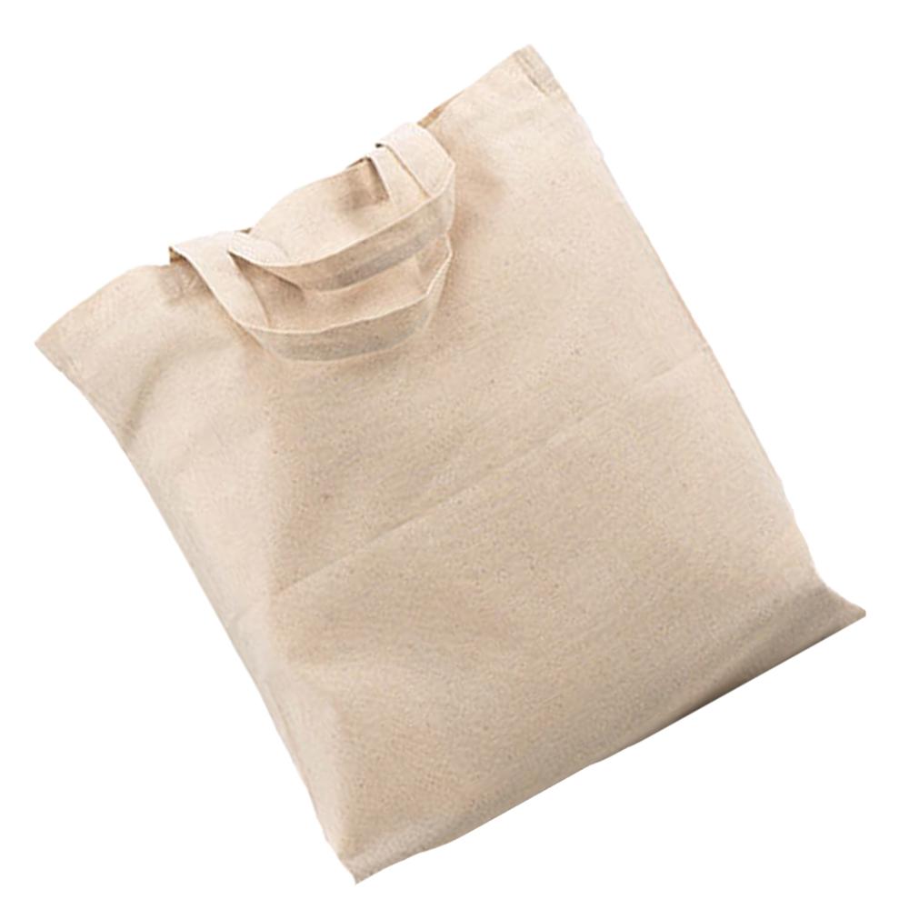Printwear Recycled Cotton Short Handle Tote Bag