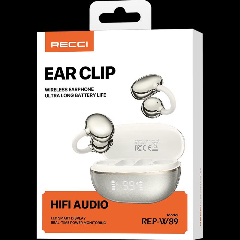 Recci REP-W89 TWS Ear Clip Wireless Earbuds