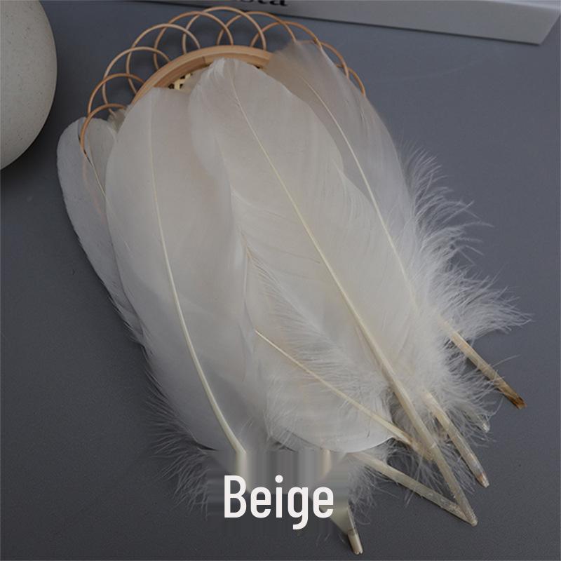 Barevná barvená velká husí pera pro DIY řemesla, ručně vyráběné dekorace a projekty pro mateřské školy